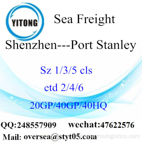 Shenzhen Port Seefracht Versand nach Port Stanley